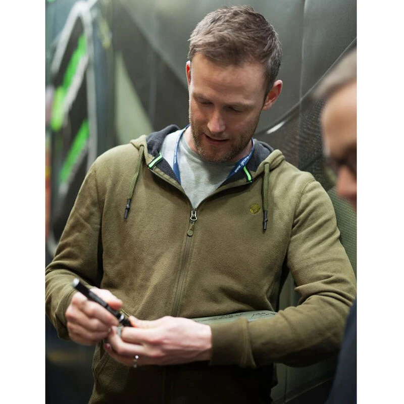 Sweat-shirt Korda Kore Olive Zip Hoodie 5 Sweat-shirt Korda Kore Olive Zip Hoodie – Image 3