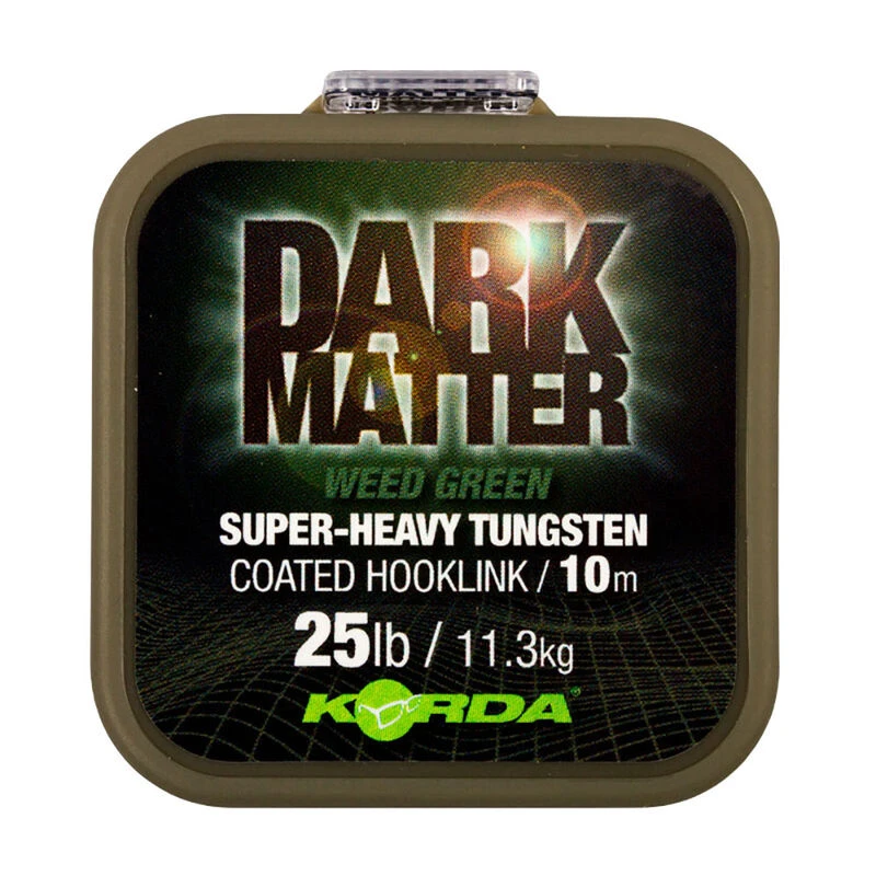 Tresse à Bas De Ligne Korda Dark Matter Tungsten Coated Braid Weed Green 10m 3 Tresse à Bas De Ligne Korda Dark Matter Tungsten Coated Braid Weed Green 10m