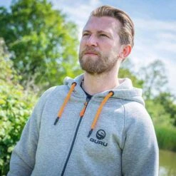 Sweat à Capuche GURU AVENTUS HOODIE GREY -Matériel De Pêche 158569 c