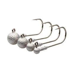 Pack 20 Tête Plombée Madcat Golf Ball Jig Head 8/0 Natural -Matériel De Pêche 159586 c