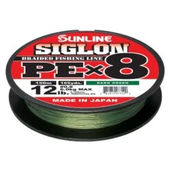 Tresse Sunline Siglon Braid PE X8 Vert Foncé (150m)
