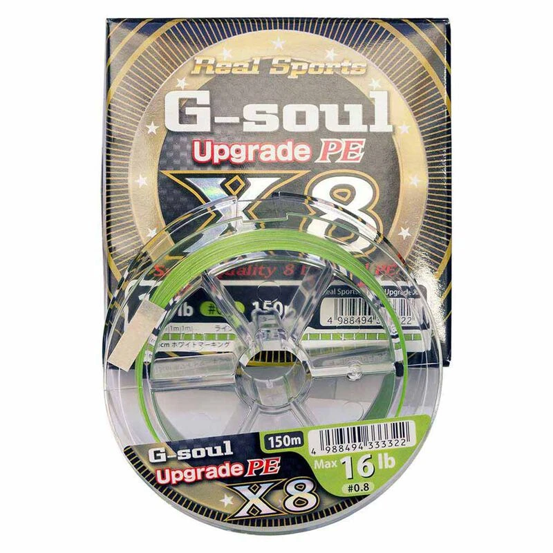 Tresse YGK WX8 Real Sports G-Soul 150m Green 3 Tresse YGK WX8 Real Sports G-Soul 150m Green