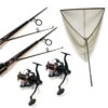 Pack 2 Nomad XTR 10 3lbs + 2 Nomad Xtr 5000 Fd + Epuisette -Matériel De Pêche P20472