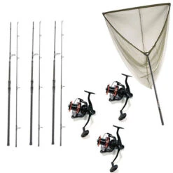 Pack 3 Nomad XTR 10 3,5lbs + 3 Nomad Xtr 5000 Fd + Epuisettes Nomad XTR