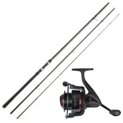 Ensemble Anglaise Canne Team France Teos Match 3.60 + Moulinet Teos 4000