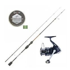 Canne Spinning Invictus 602L 1m80, 3-10g + Catana 1000FE + Tresse Offerte