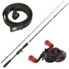 Canne Casting Evok Qualium 1.98m, 10-30 + Moulinet Abu Garcia + Rod Sock Offert -Matériel De Pêche P50136 a