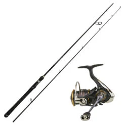Canne Light Spinning Major Craft + Moulinet Spinning 2000 Daiwa